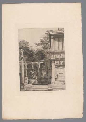View of the courtyard of the École des Beaux-Arts