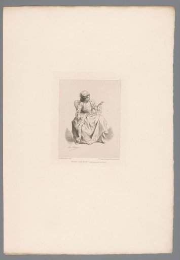 Lady seated in a chair