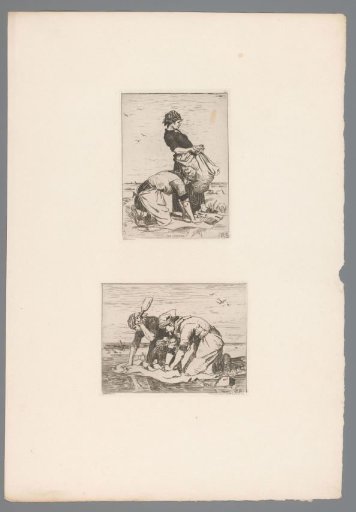 Two Women Doing Laundry