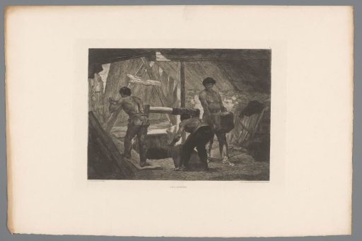 Men at Work at a Well