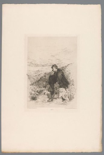 Seated Man in a Landscape