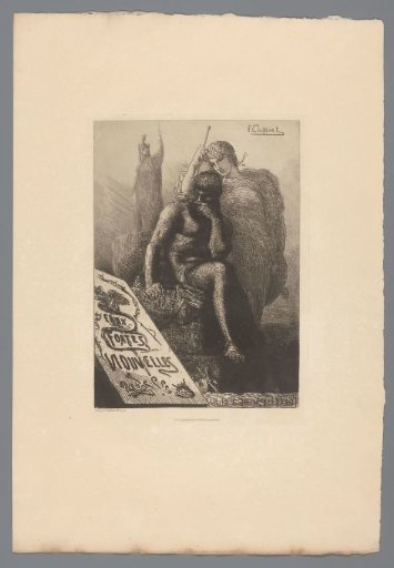 Title page with an allegory of printmaking