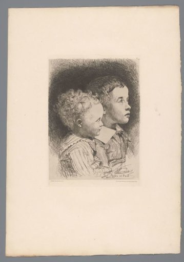 Portrait of Jean Pierre and Paul Albert Laurens