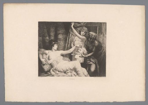 Herodias with the head of John the Baptist