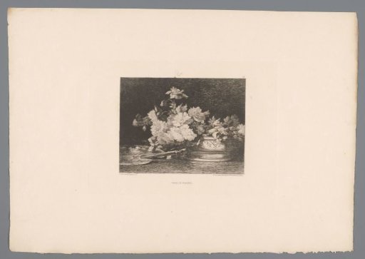 Still Life with Flowers and a Palette