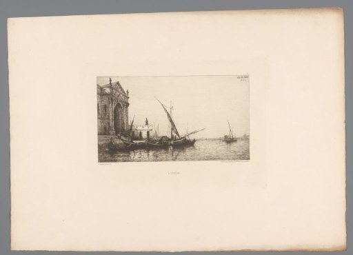 View of a canal in Venice