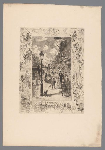 Feast Day on the Boulevard de Clichy
