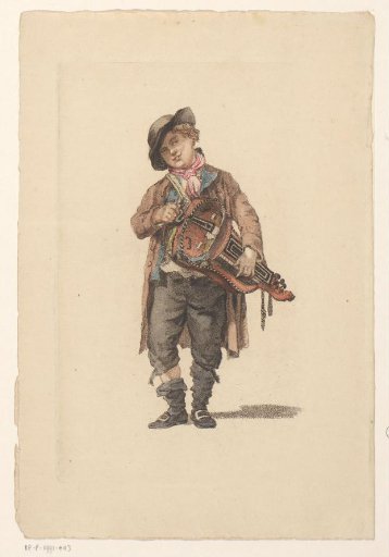Hurdy-gurdy player
