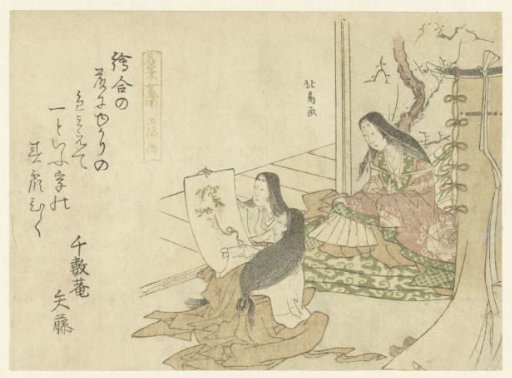 Court Ladies Viewing a Painting