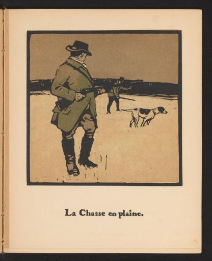 Hunters with a hunting dog