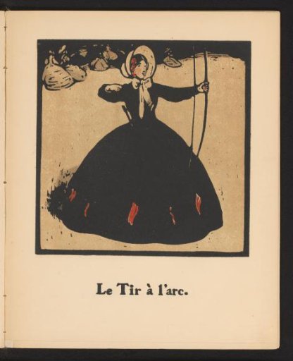 Woman with an arrow and bow