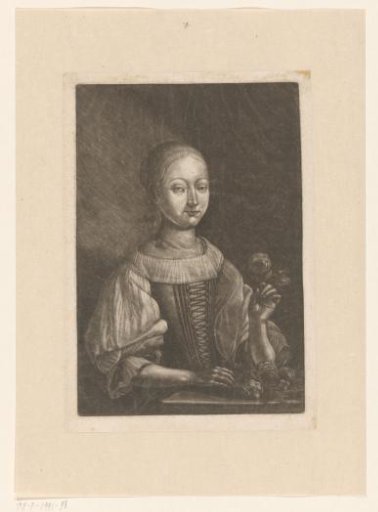 Girl with a rose