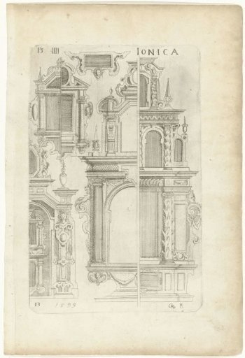 Three half-epitaphs and three half-altar structures