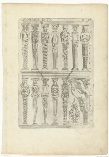 Ten balusters or terms