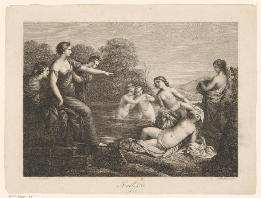 Diana discovers the pregnancy of Callisto