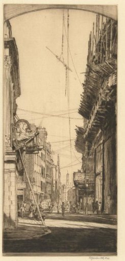 View of a street in London