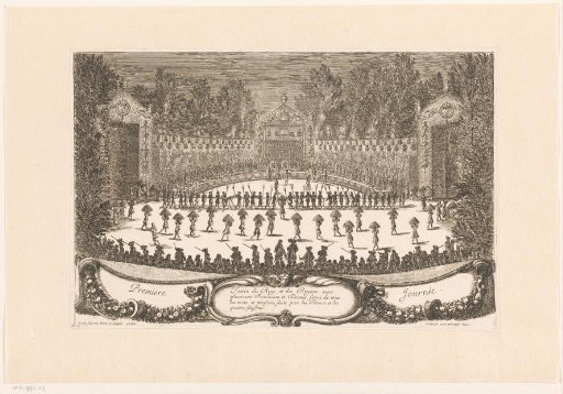 Feast in the gardens of Versailles