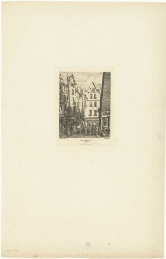 Rue Pirouette near the Halle aux Poissons in Paris