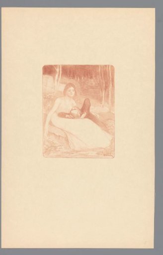 Man and Woman Sitting in the Park