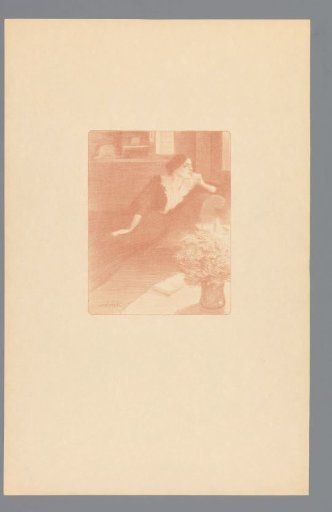 Woman with a Pained Gaze on a Bench