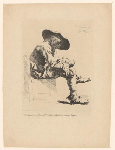 Seated Man with Hat