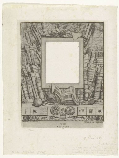 Frame for portrait of Armand Guéraud