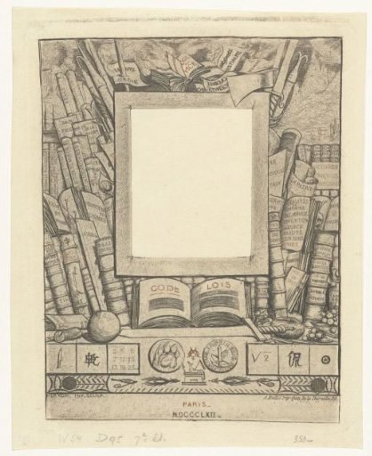 Frame for portrait of Armand Guéraud