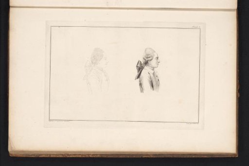 Portrait of a man, in profile
