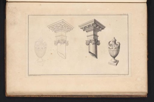 Vase and Ionic Capital with a Tabletop