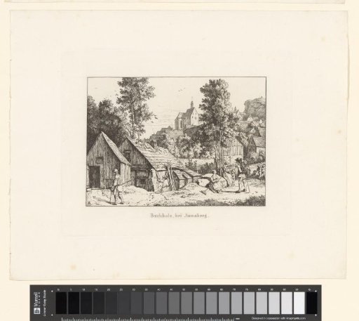 View of Annaberg-Buchholz