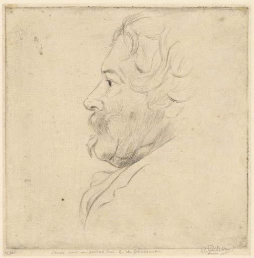 Study for a portrait of E. de Goncourt
