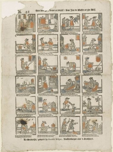 Here you have the life and deeds of Jan de Wasser and his wife