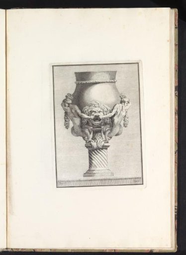 Chalice with a mask and two mermen