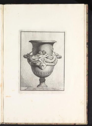 Vase with mermaid and merman