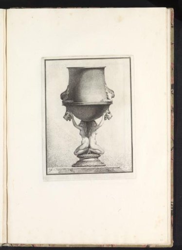Vase with two nude female figures as base