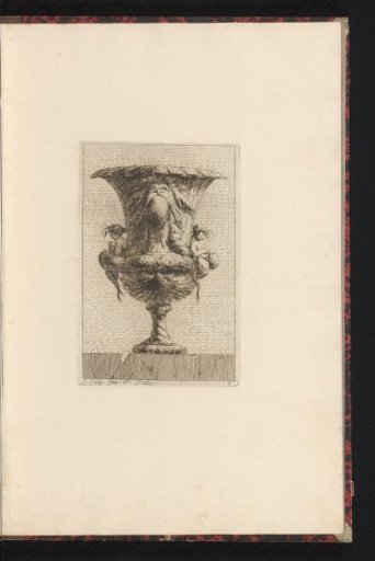 Vase with two young mermaids and a lion's head