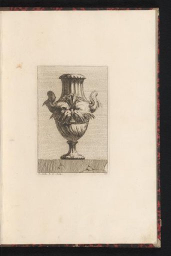Vase with two dolphins