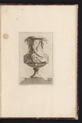 Vase with Mermaids, Dolphin, and Garlands