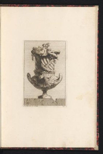 Vase with a Pair of Satyrs on the Lid