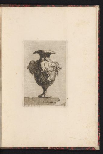 Vase with Two Ram's Heads and Wind Instruments