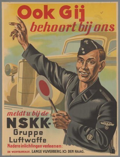 You too belong with us. Enlist with the NSKK-Gruppe Luftwaffe