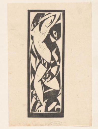 Two dancing figures