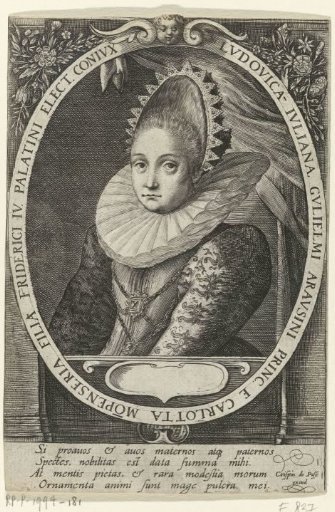 Portrait of Louise Juliana of Orange-Nassau