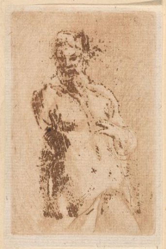 Torso of a nude man