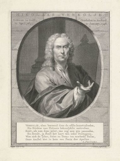 Portrait of Nicolaas Verkolje