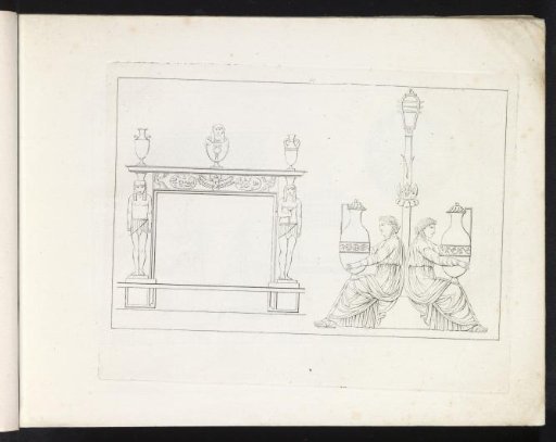 A chandelier and a candlestick