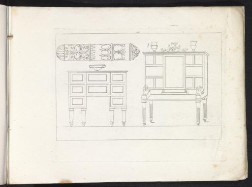 Two cabinets and a case