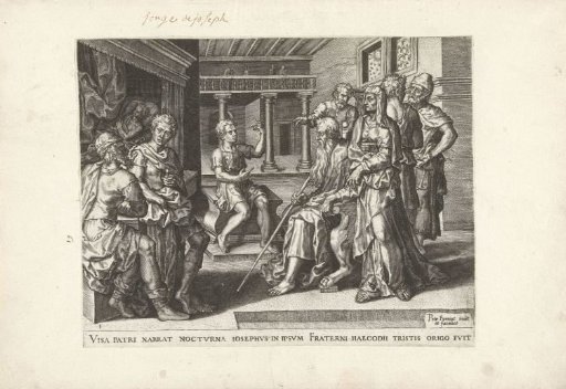 Joseph tells his dream to Jacob