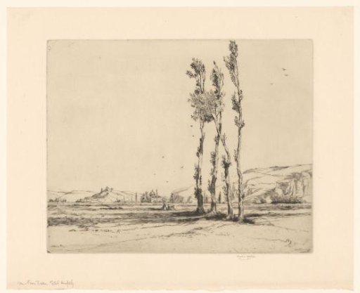Landscape with four trees near Le Petit Andely