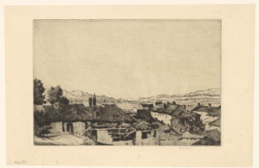 View over the rooftops of Arquata Scrivia